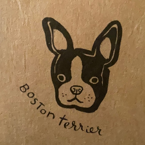 BFF Boston terrier ceramic coaster - Picture 6 of 7